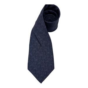 Vintage Bert Pulitzer Dark Blue Navy Heathered 100% All Silk Men's Neck Tie